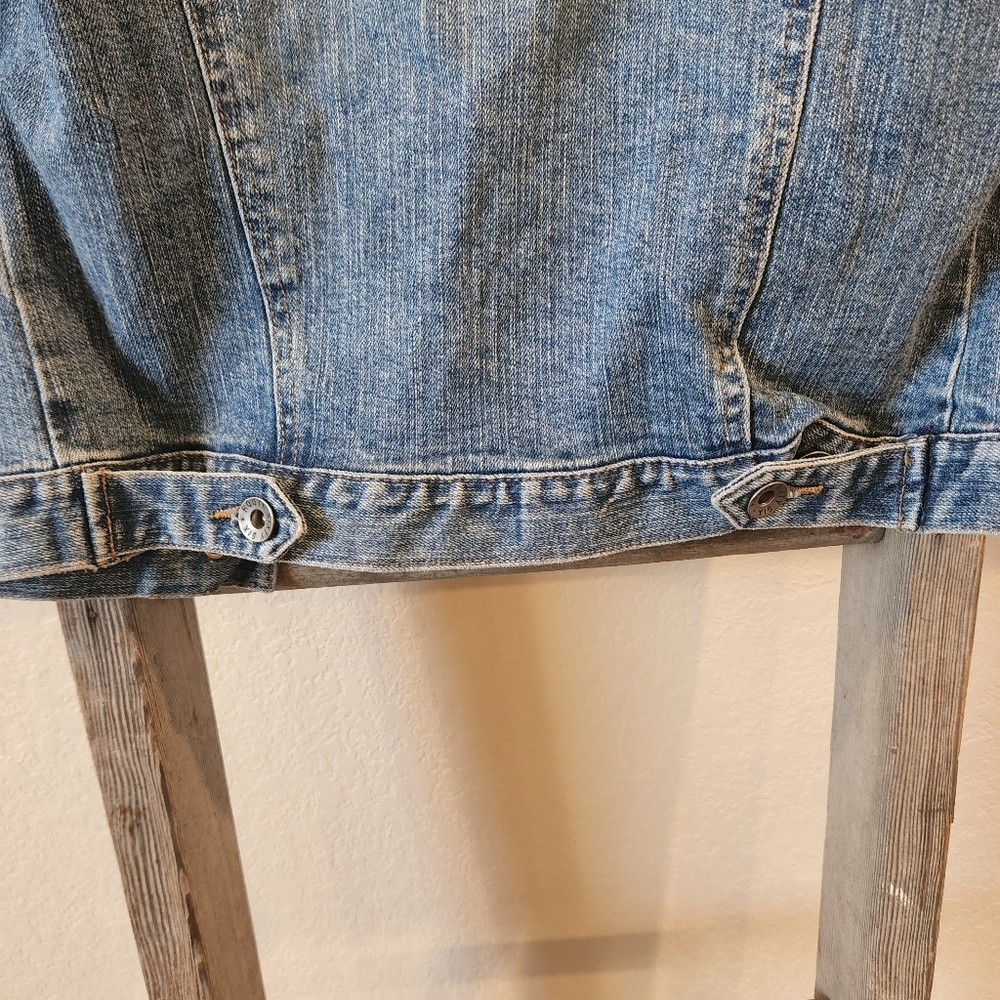 Route 66 Women's Cute Cropped Jean Jacket- Size Small - Picture 6 of 8